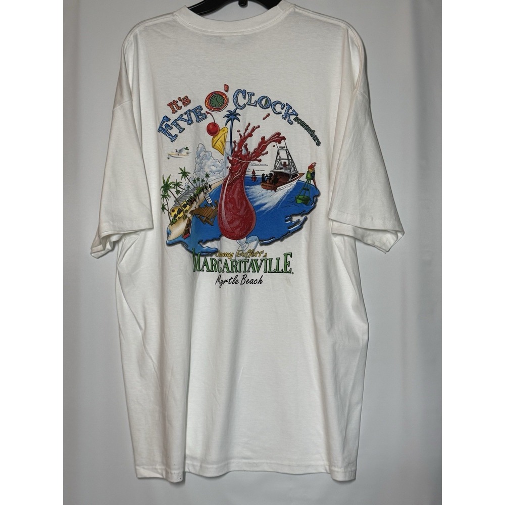 New Margaritaville It's Five O'Clock Somewhere Jimmy Buffett Shirt Mens 2XL